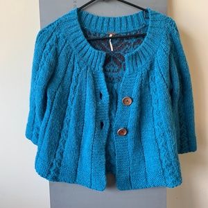 NWOT Small Free People Alpacaa Blend Cardigan Sweater